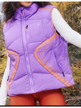 Fanka SpeedTrek Down Vests Size S/M Lavender Grapefruit